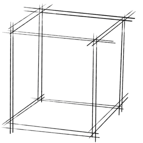 drew the final initial sketch for the lamp