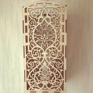 We researched decorative lamp patterns to understand surface design, structure, and how light passes through cut-out forms. <a href='https://www.youtube.com/embed/tgbNymZ7vqY' target='_blank'><p>Project Video Link</p></a>